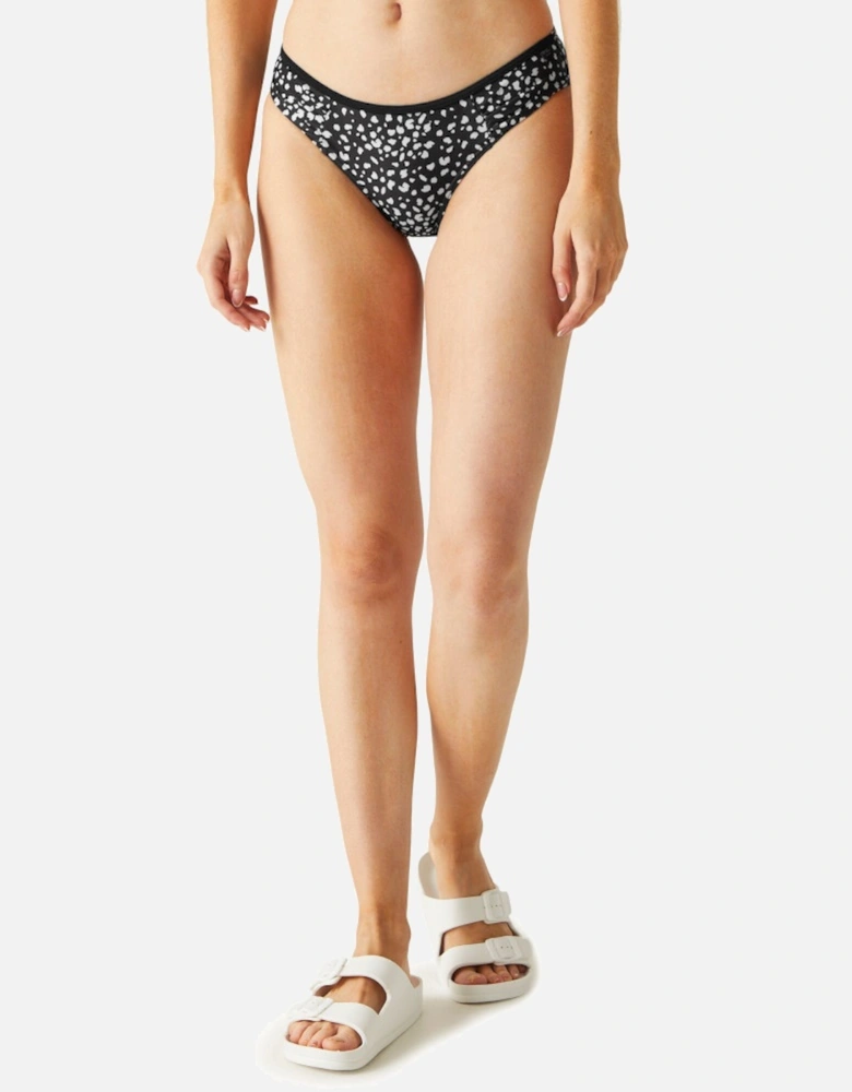 Womens Ladies Aceana Bikini Brief Ruch Detail Swimwear Bottoms
