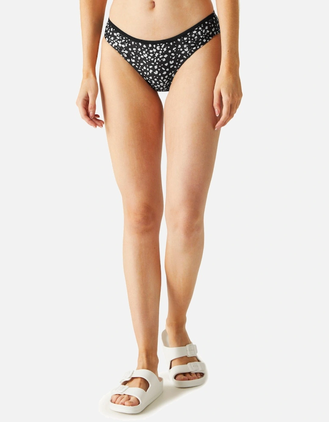 Womens Ladies Aceana Bikini Brief Ruch Detail Swimwear Bottoms, 5 of 4