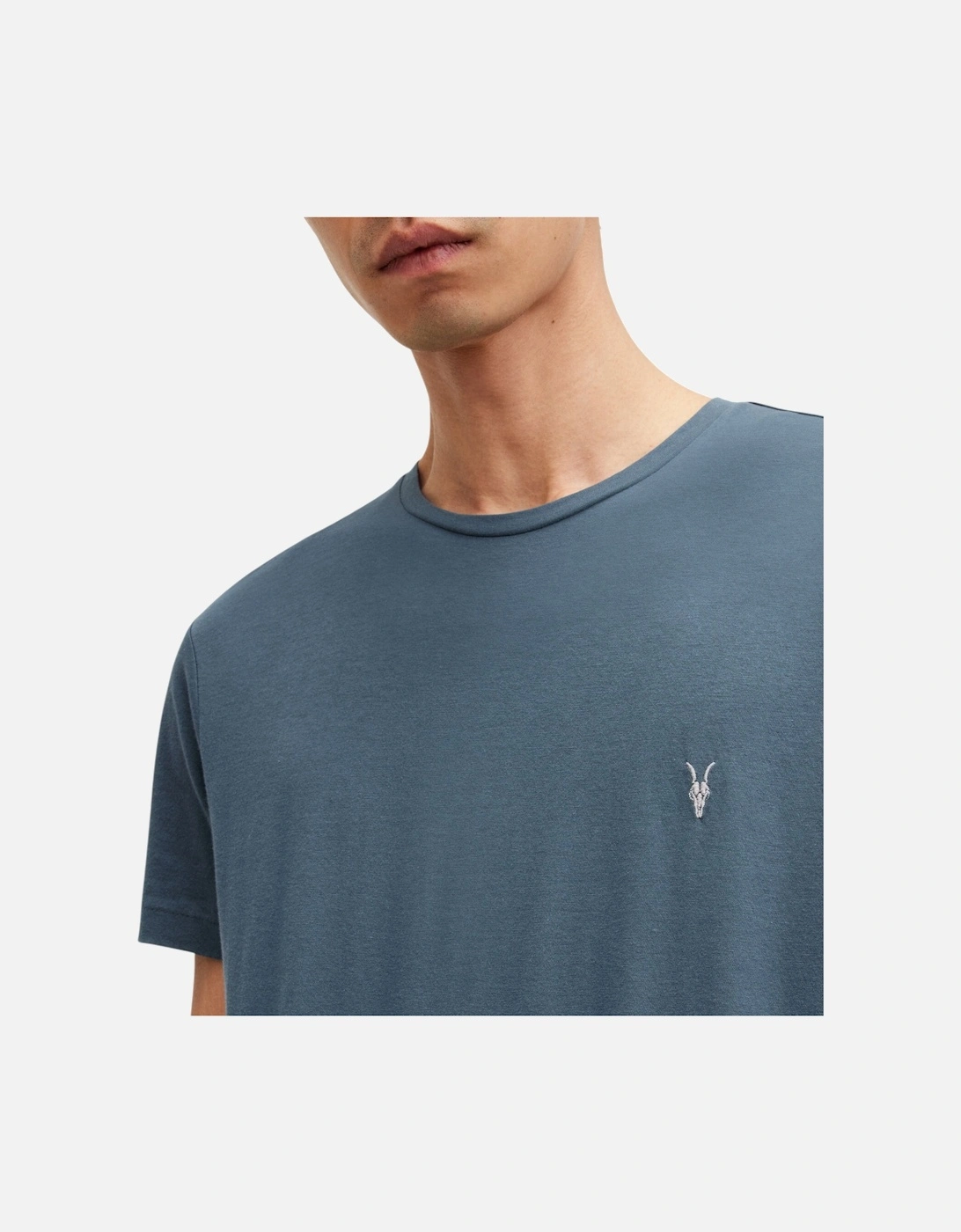 All Saints Mens T Shirts Crew Neck Slim Tee