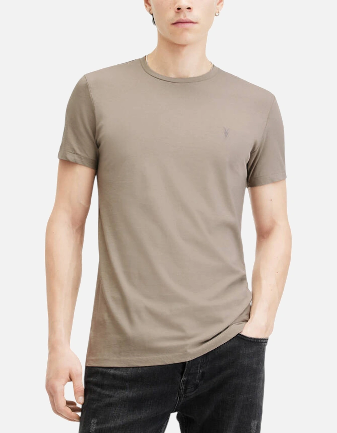 ALL SAINTS Mens T Shirts Crew Neck Short Sleeve Casual NEW Top Summer Cotton Tee, 6 of 5