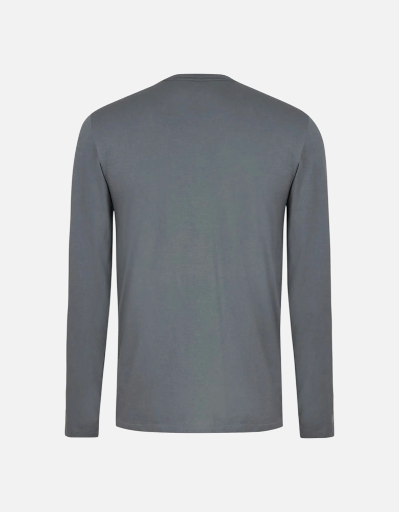 ALL SAINTS Mens T Shirts Crew Neck Long Sleeve Casual Top Skinny Fit Cotton Tee