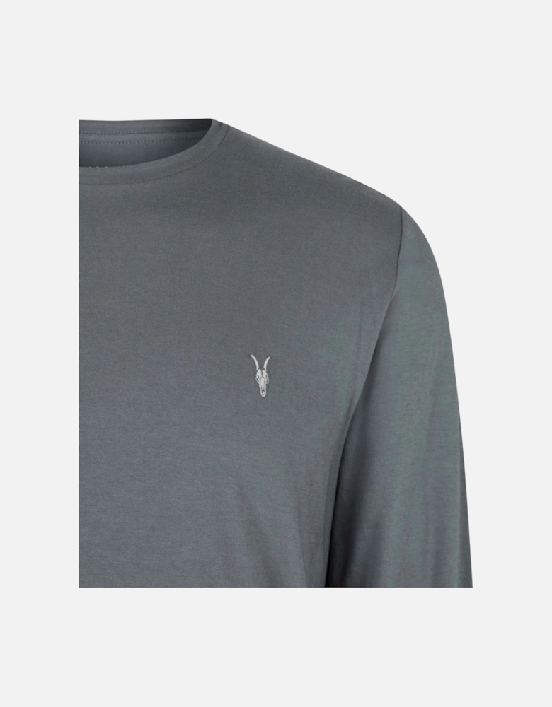 ALL SAINTS Mens T Shirts Crew Neck Long Sleeve Casual Top Skinny Fit Cotton Tee