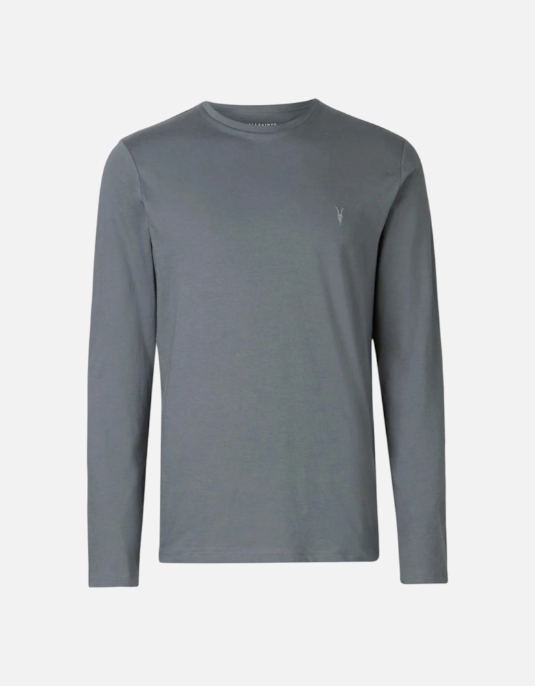 ALL SAINTS Mens T Shirts Crew Neck Long Sleeve Casual Top Skinny Fit Cotton Tee