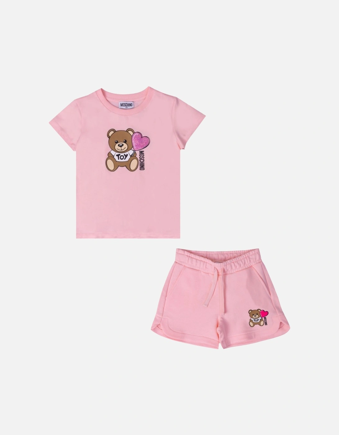 PINK SHORTS/T SHIRT SET HDM06K-HDQ01M, 2 of 1