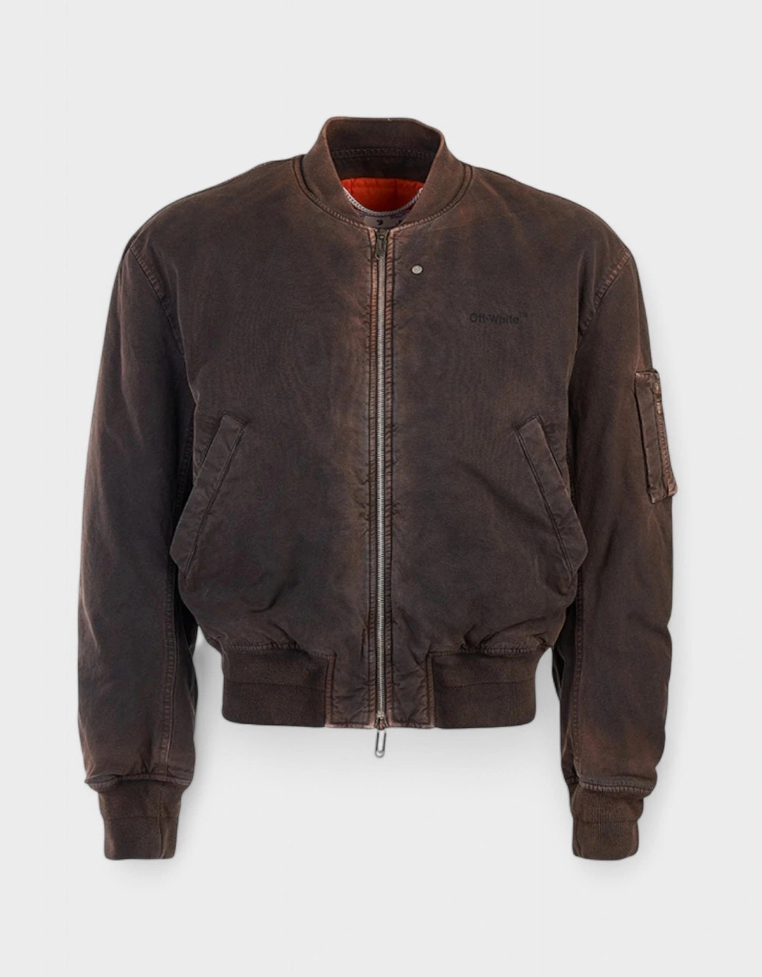 Diag Tab Vintage Bomber Jacket Faded Black, 4 of 3