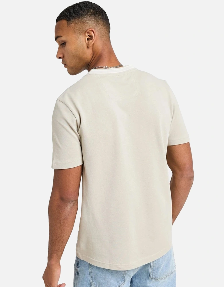 BOSS Pique Taddy T-Shirt Light Beige