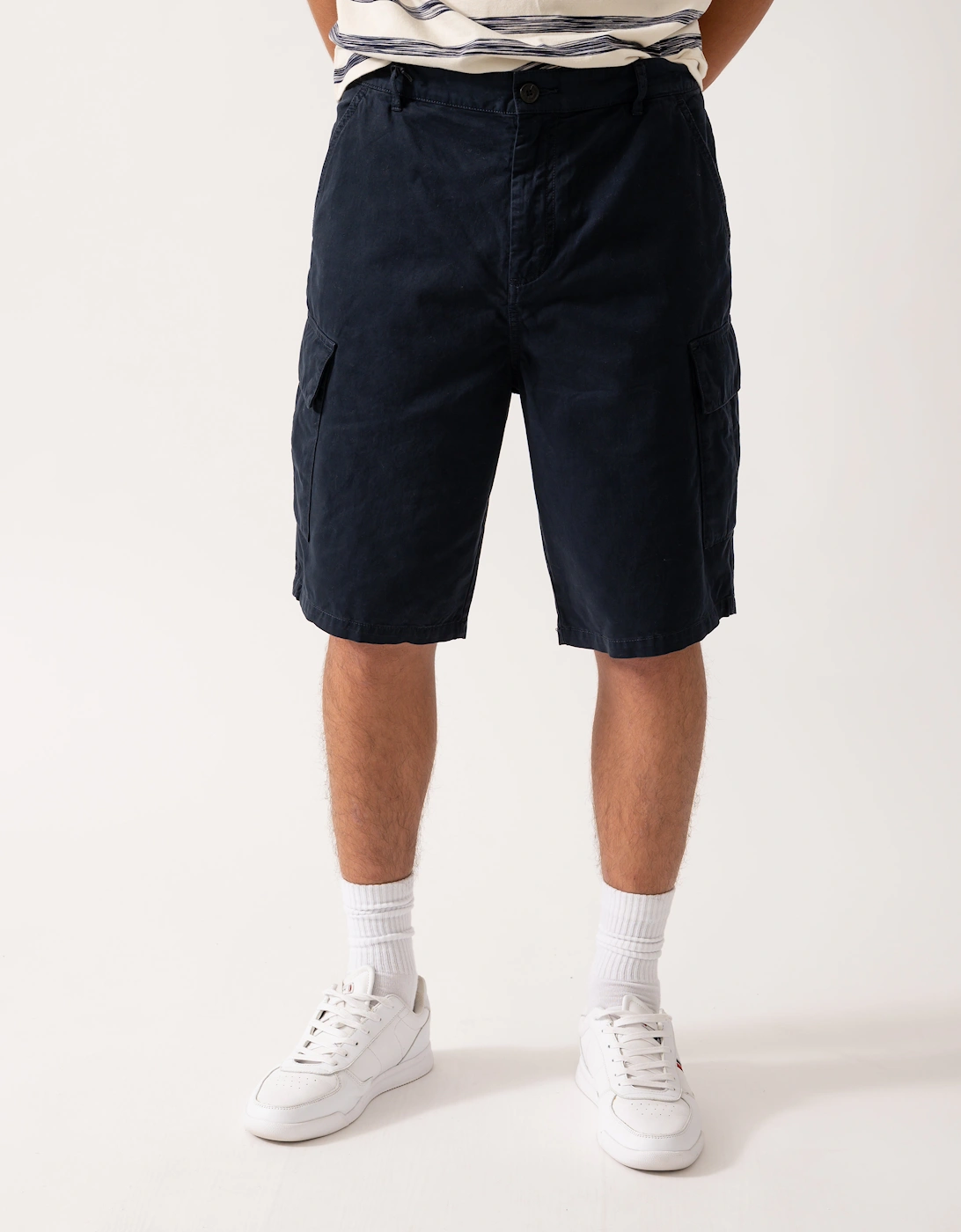 Lyle And Scott Men's Navy Lyle & Scott Cargo Shorts - : 32/32 W32
