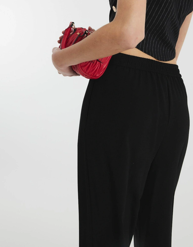 Wide Leg Trouser - Black