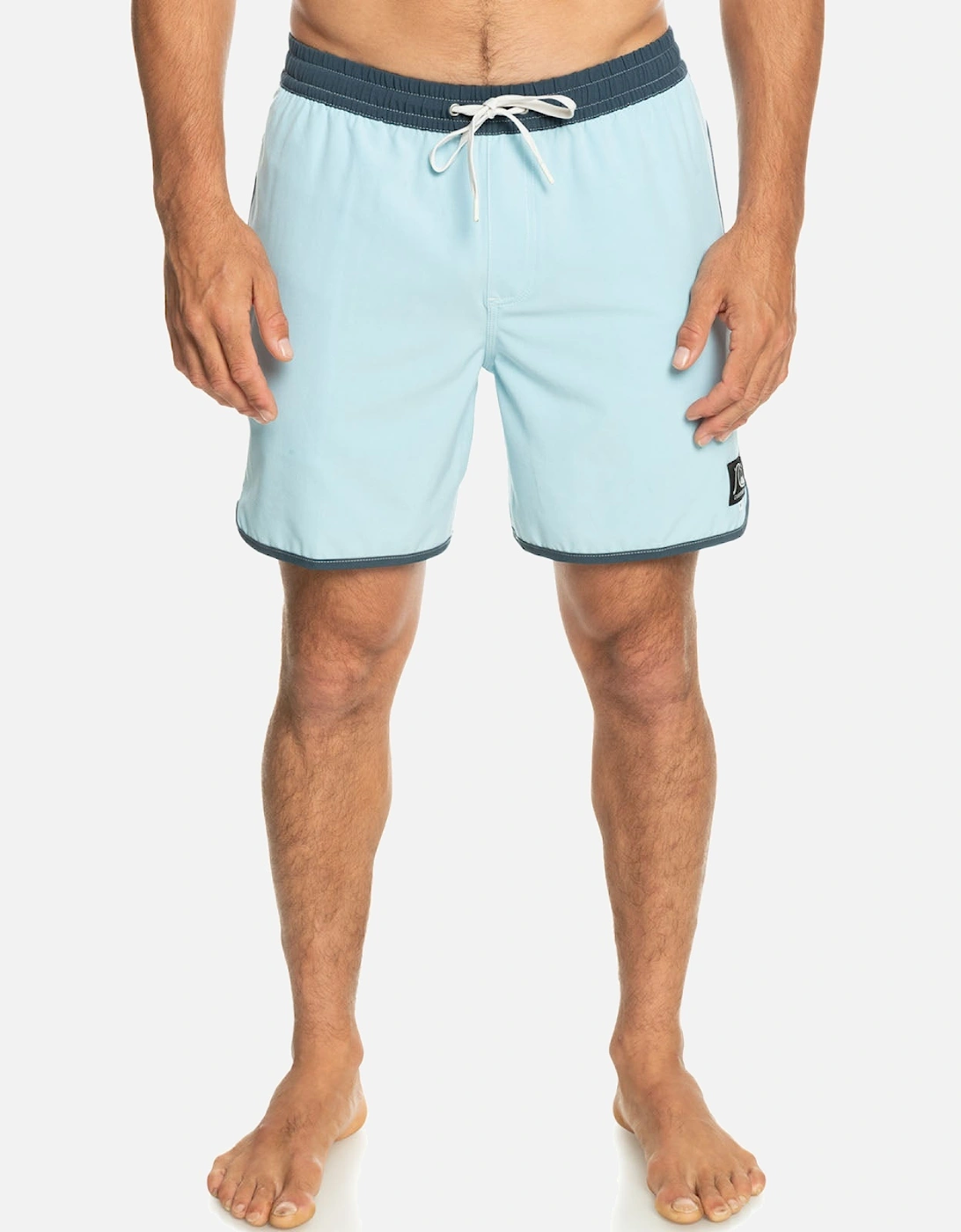Mens Original Scallop 17" Swimming Shorts - Sky Blue, 2 of 1