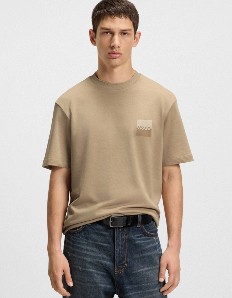 HUGO Dusplito T-Shirt 269 Medium Beige