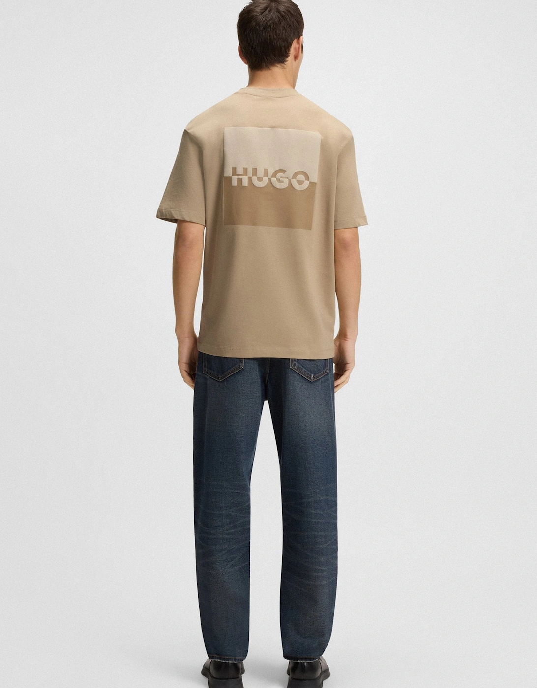 HUGO Dusplito T-Shirt 269 Medium Beige