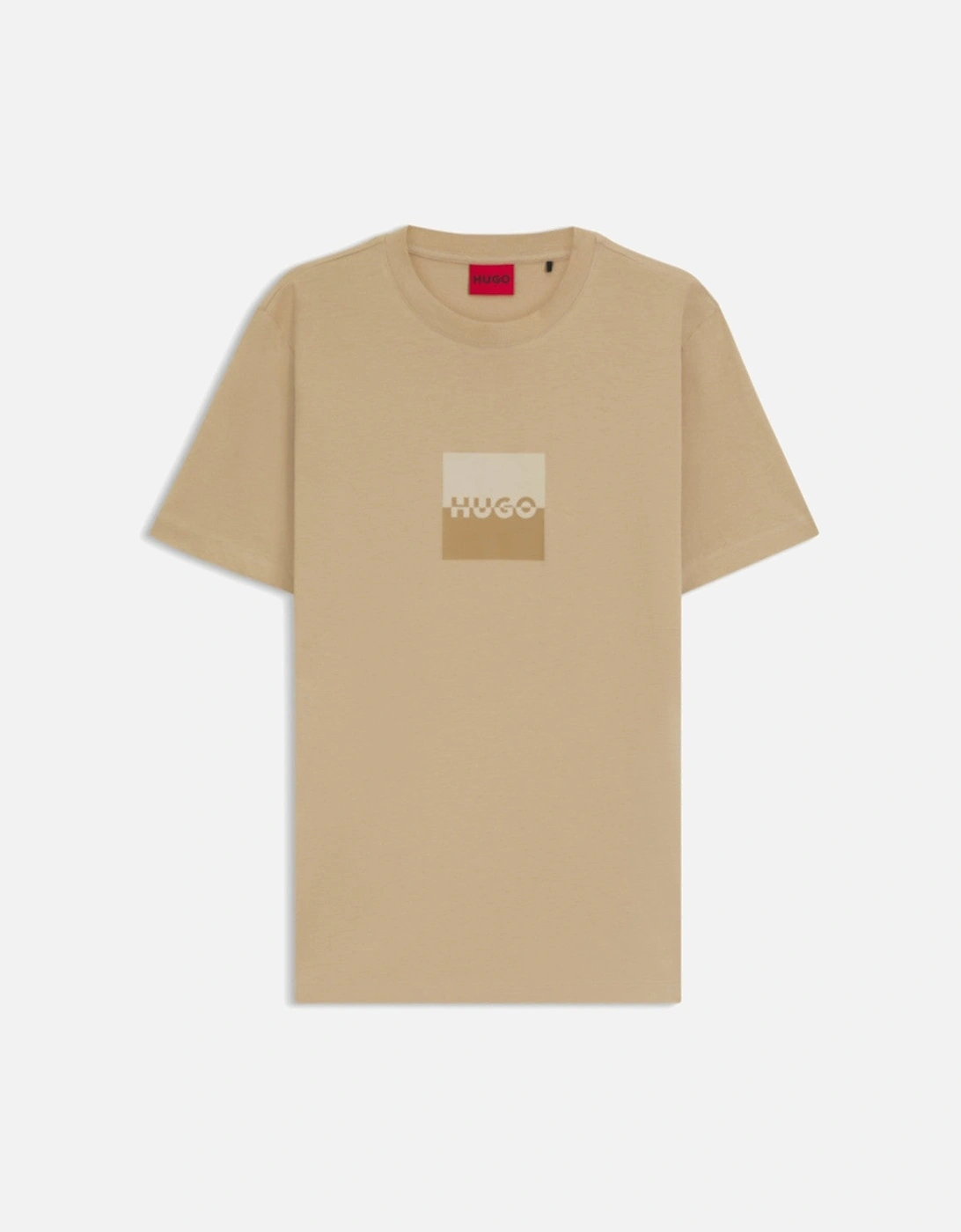 HUGO Dusplit T-Shirt 269 Medium Beige, 2 of 1