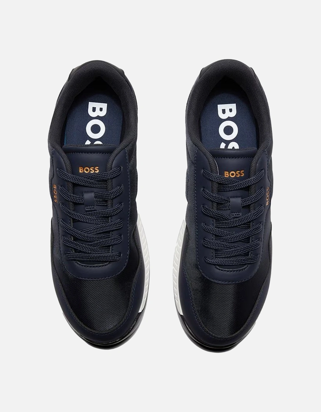 BOSS Titanium Runn Trainers Dark Blue