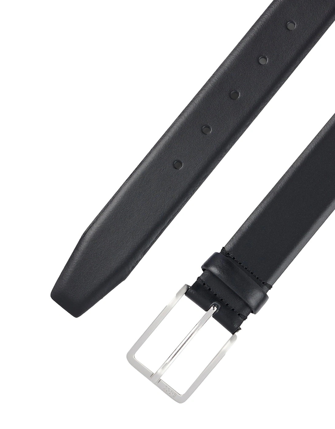 BOSS Erman Italian Leather Belt Black