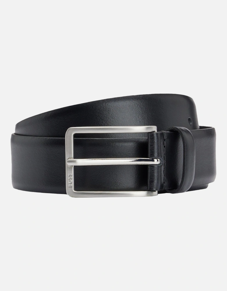 BOSS Erman Italian Leather Belt Black