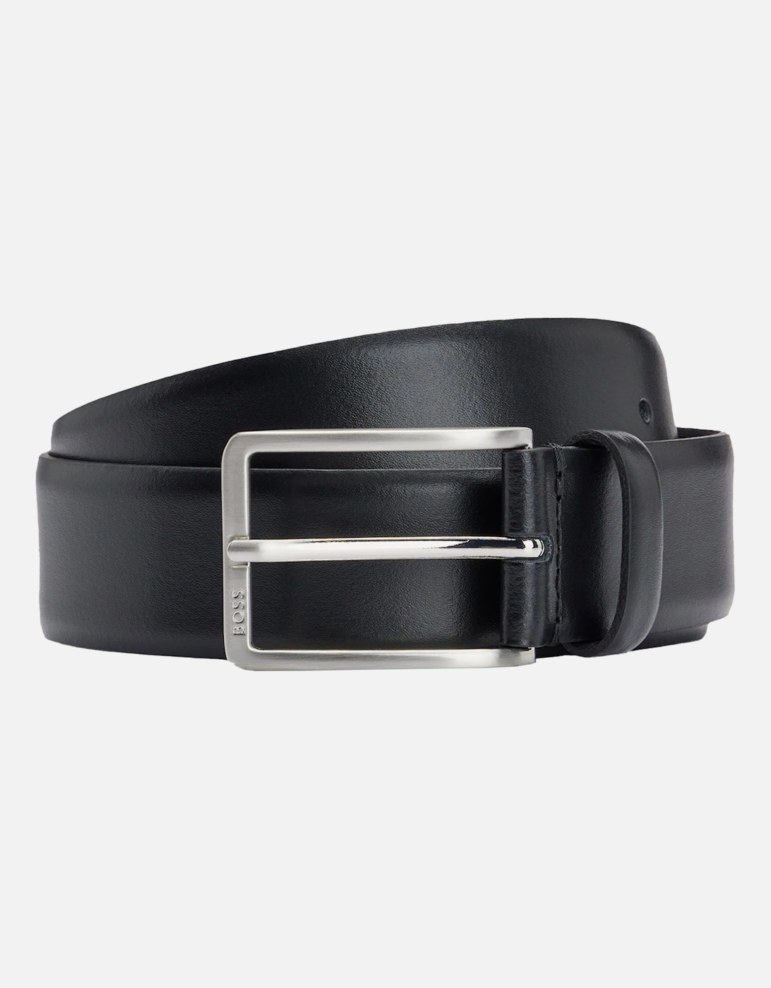 BOSS Erman Italian Leather Belt Black, 5 of 4