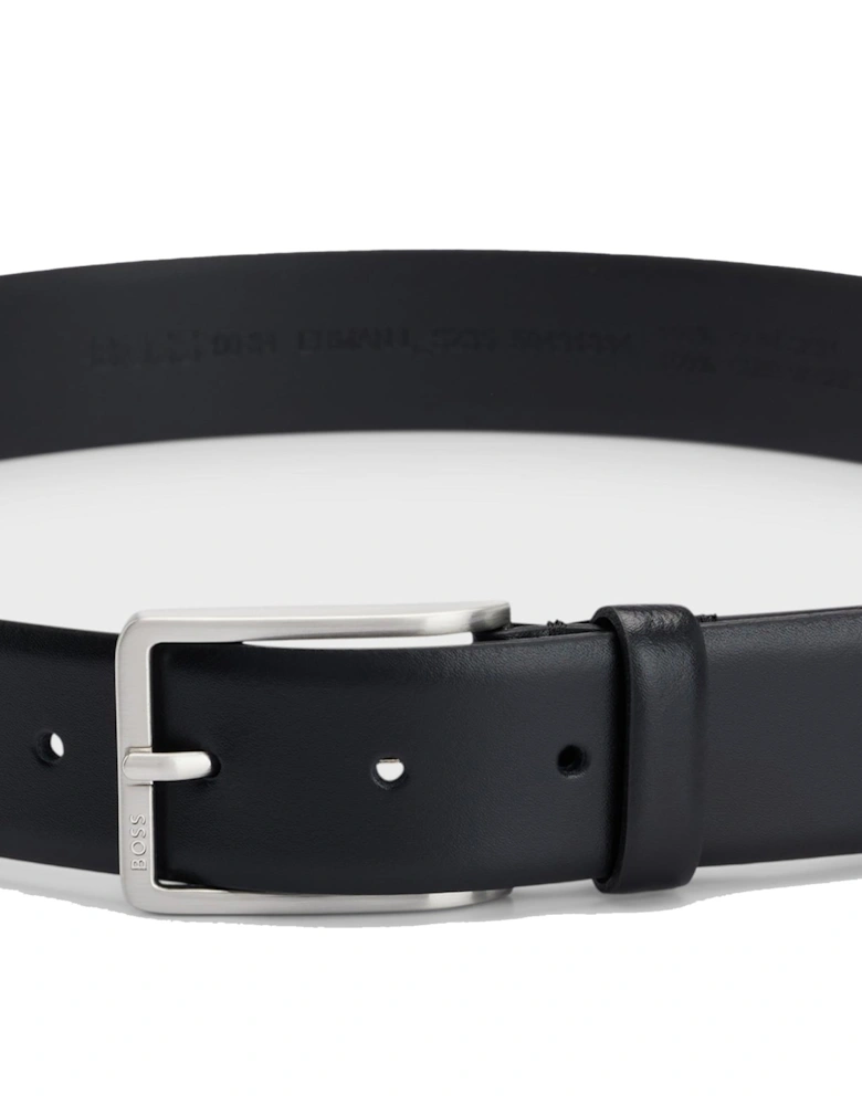 BOSS Erman Italian Leather Belt Black