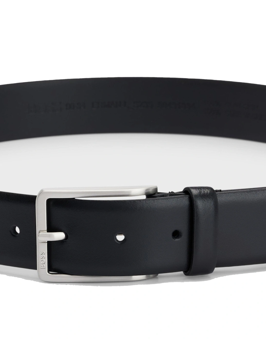 BOSS Erman Italian Leather Belt Black