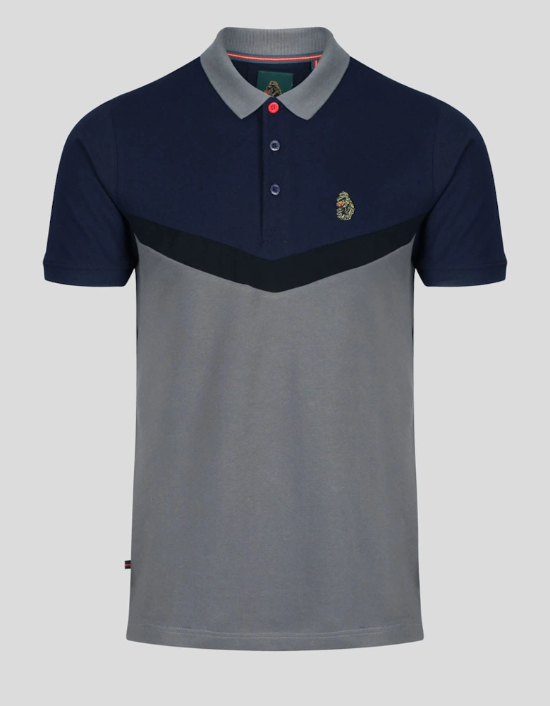Cala Mayor Chevron Detail Polo Shirt