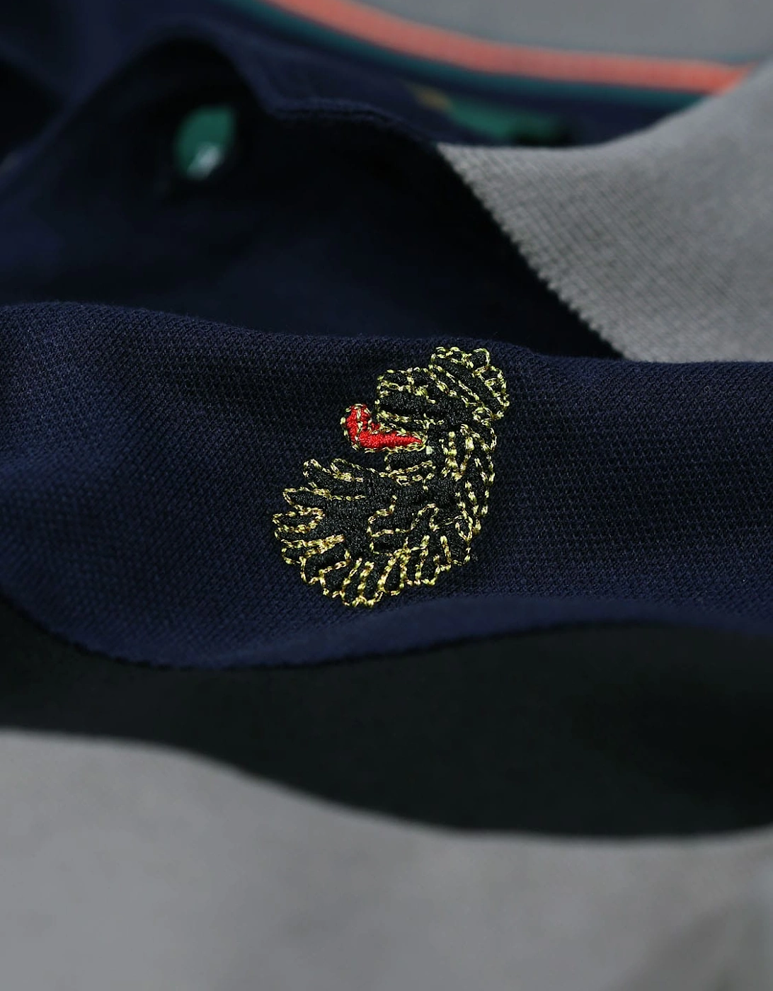 Cala Mayor Chevron Detail Polo Shirt
