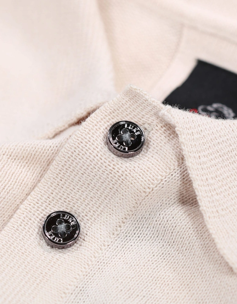 Venice Long Sleeve Knitted Polo Shirt