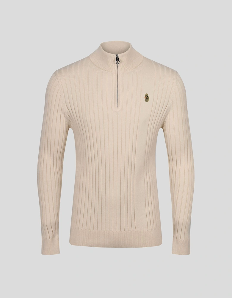 Rib Tickler Funnel Neck Sweatshirt
