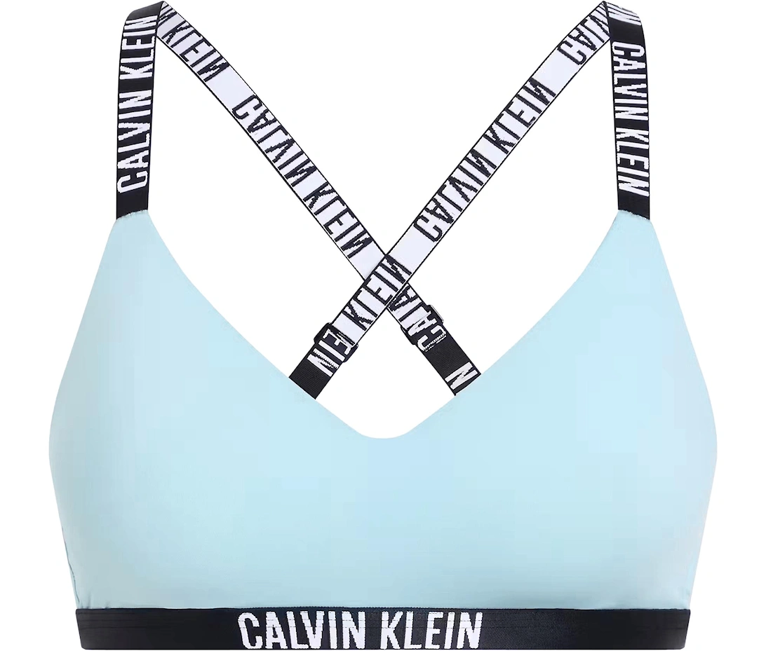 Calvin Klein Women's Intense Power Lightly Lined Bralette, Ether Blue - Size: 10/8