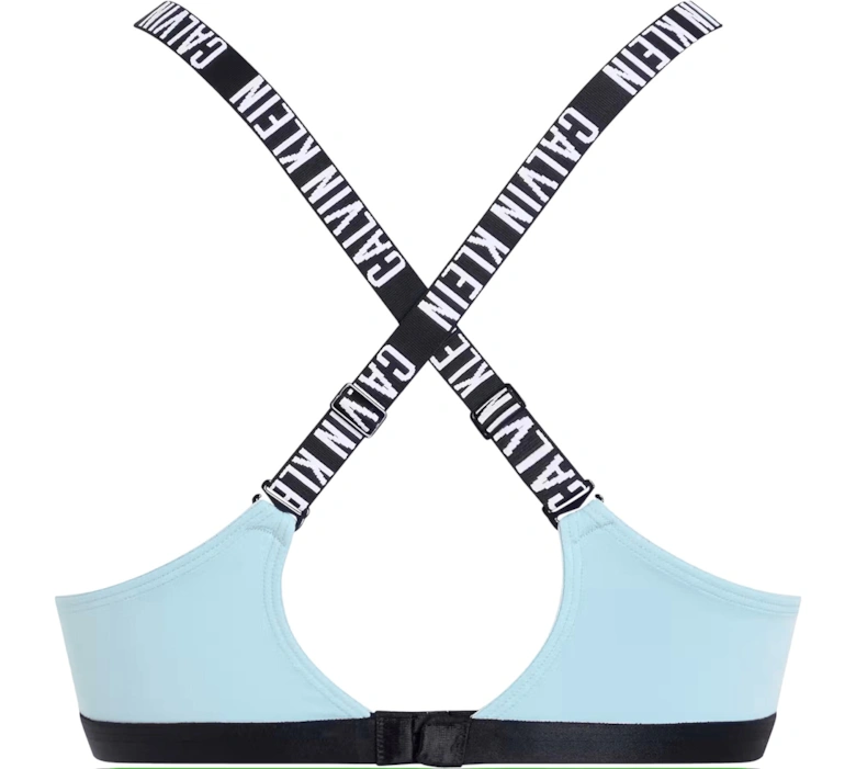 Intense Power Lightly Lined Bralette, Ether Blue