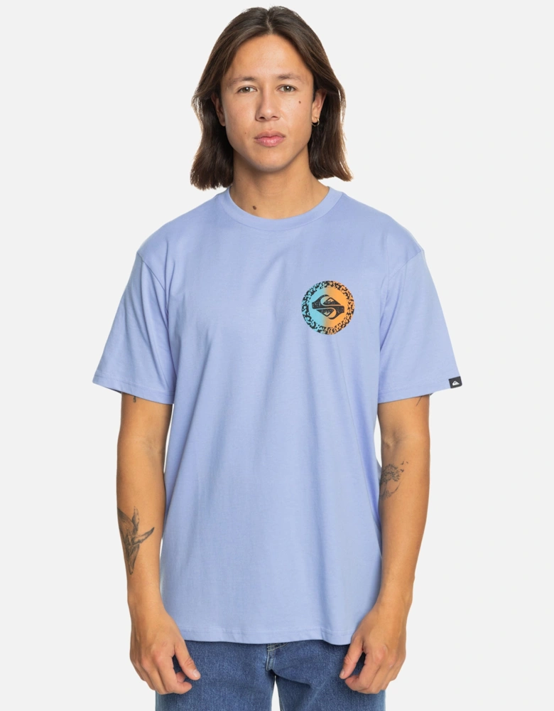 Mens Long Fade Short Sleeve T-Shirt
