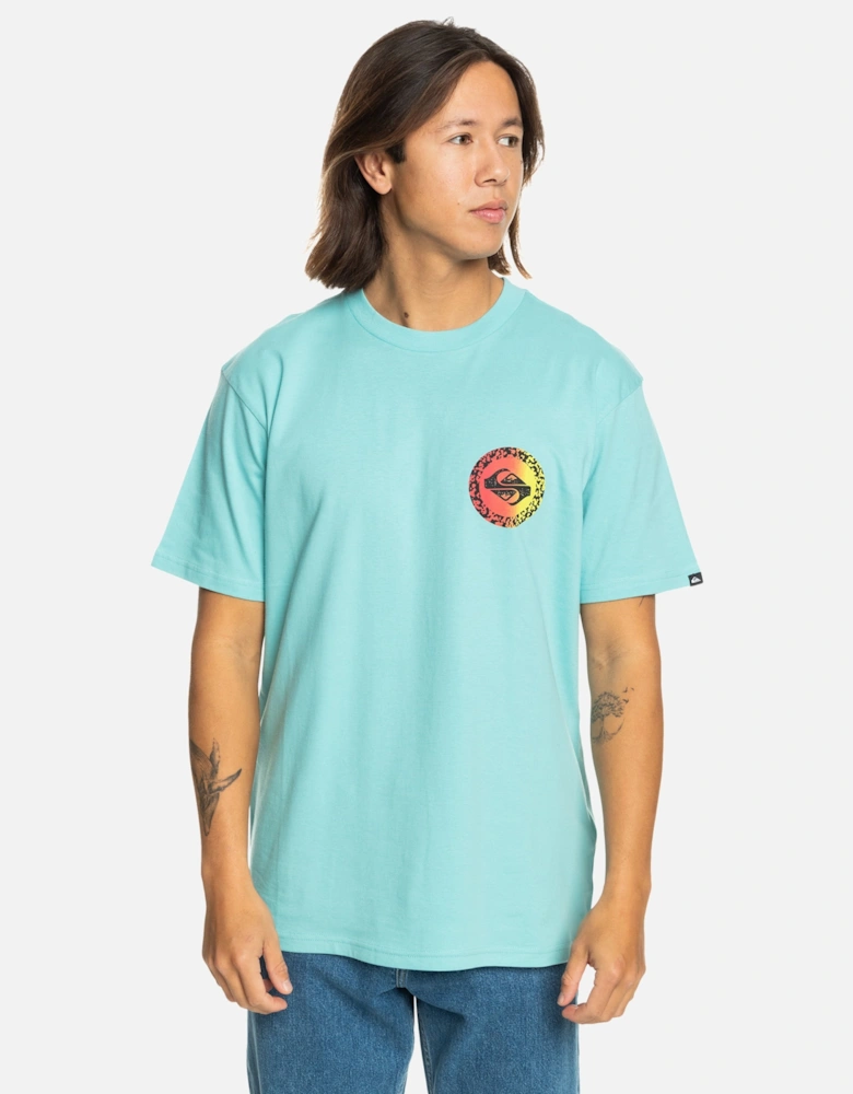 Mens Long Fade Short Sleeve T-Shirt