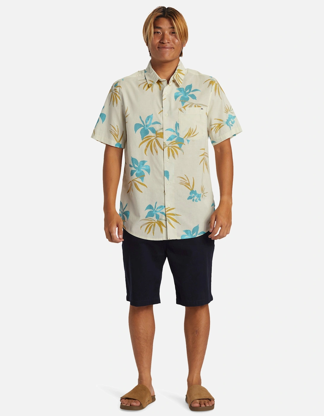 Mens Apero Classic Hawaiian Short Sleeve Shirt, 2 of 1