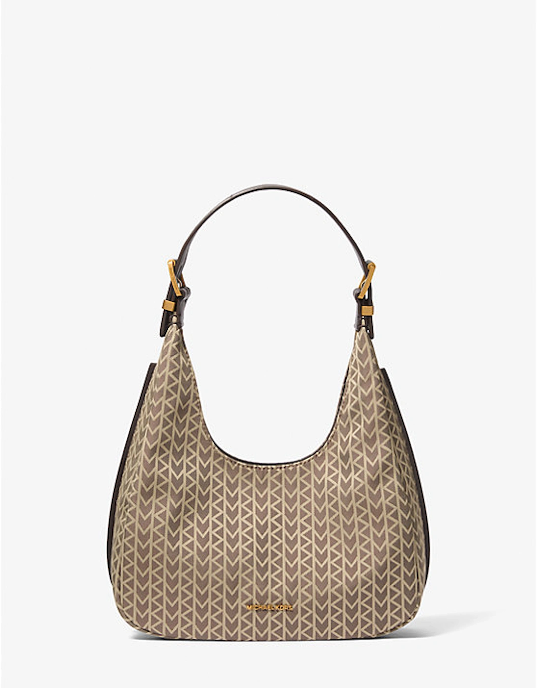 Nolita Small MK2000 Logo Jacquard Hobo Shoulder Bag, 2 of 1