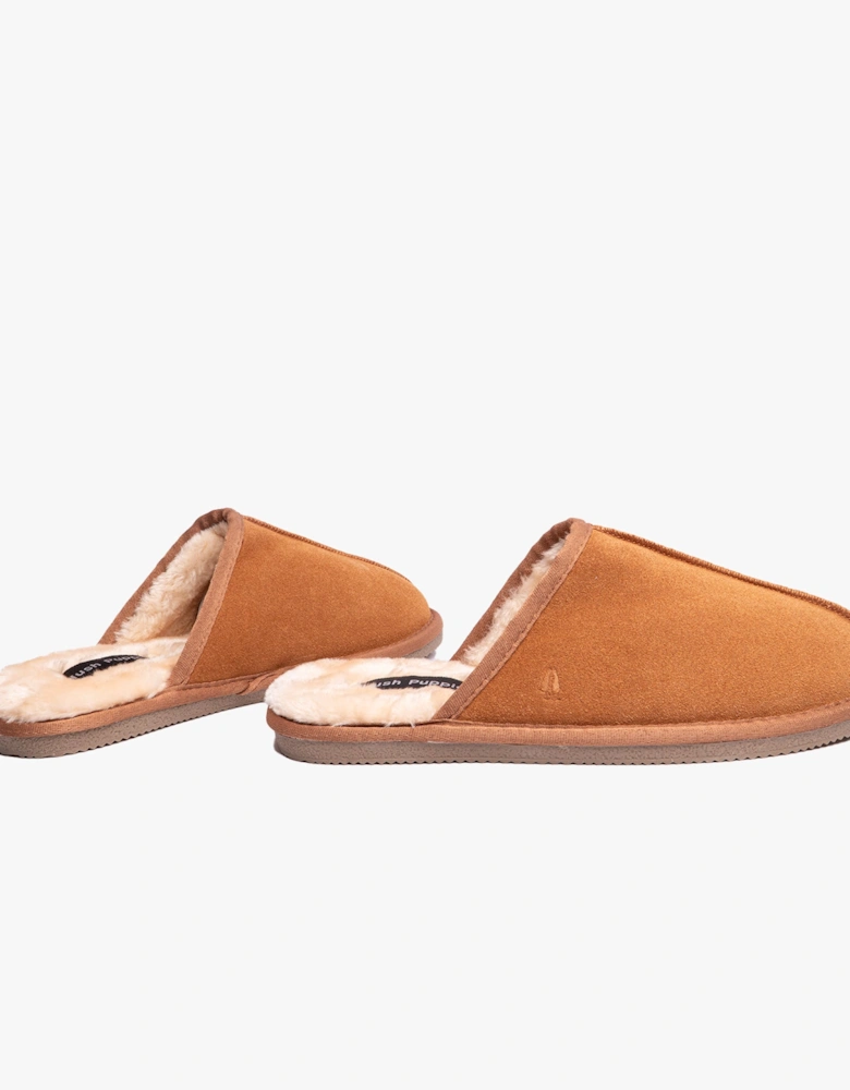 COADY SLIPPER Classic Mens Slippers Tan