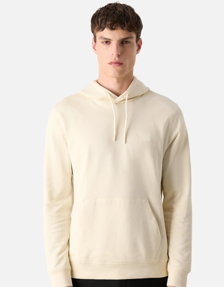BOSS Wetalk Logo Patch Hoodie Open Yellow