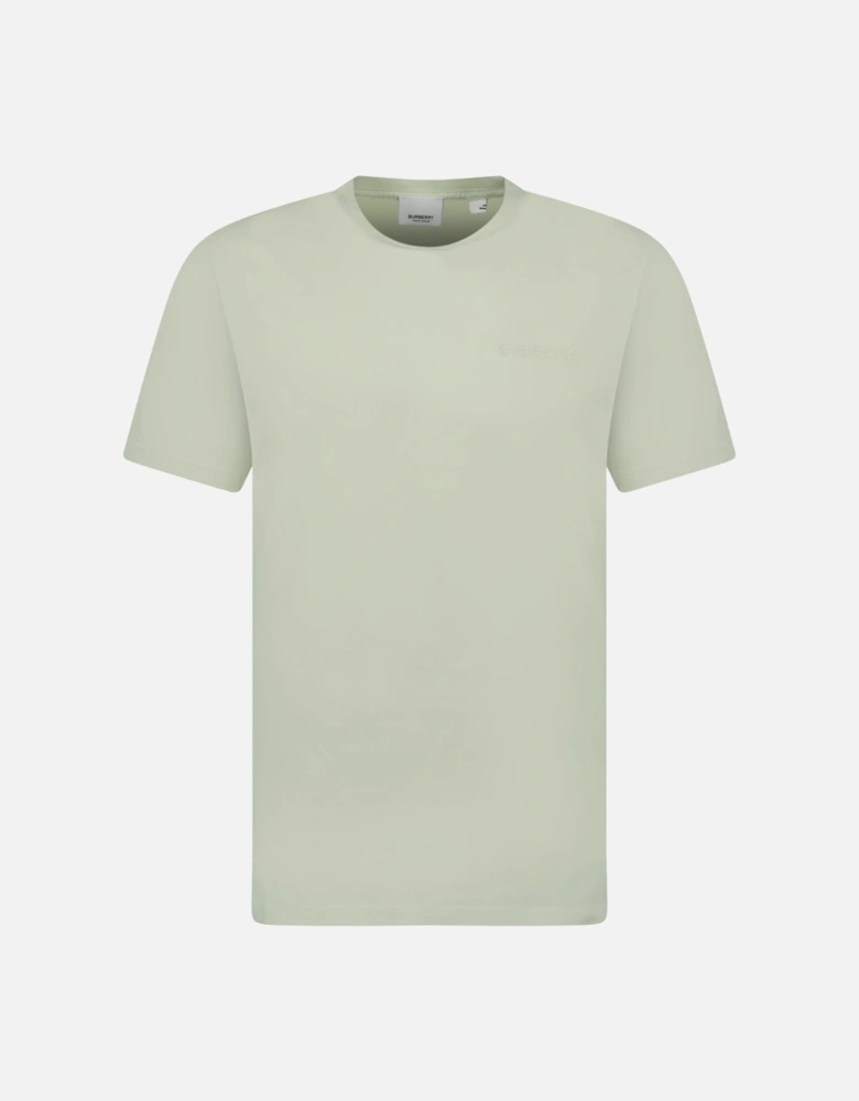 'Jenson' Crew Neck Logo T-Shirt Light Green