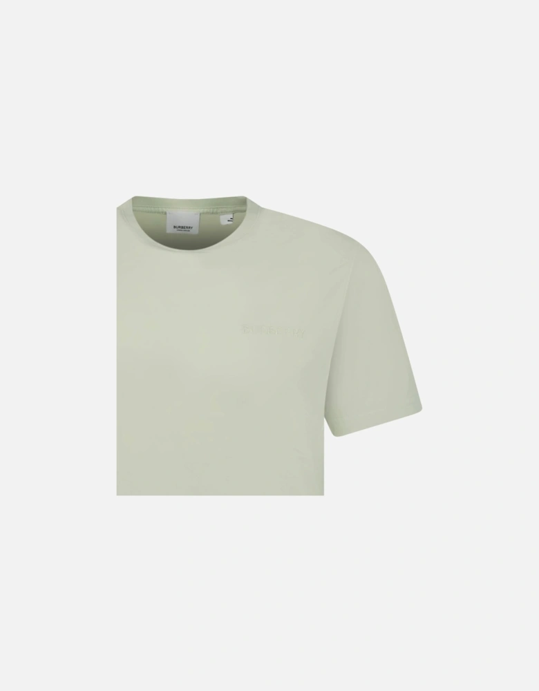 'Jenson' Crew Neck Logo T-Shirt Light Green