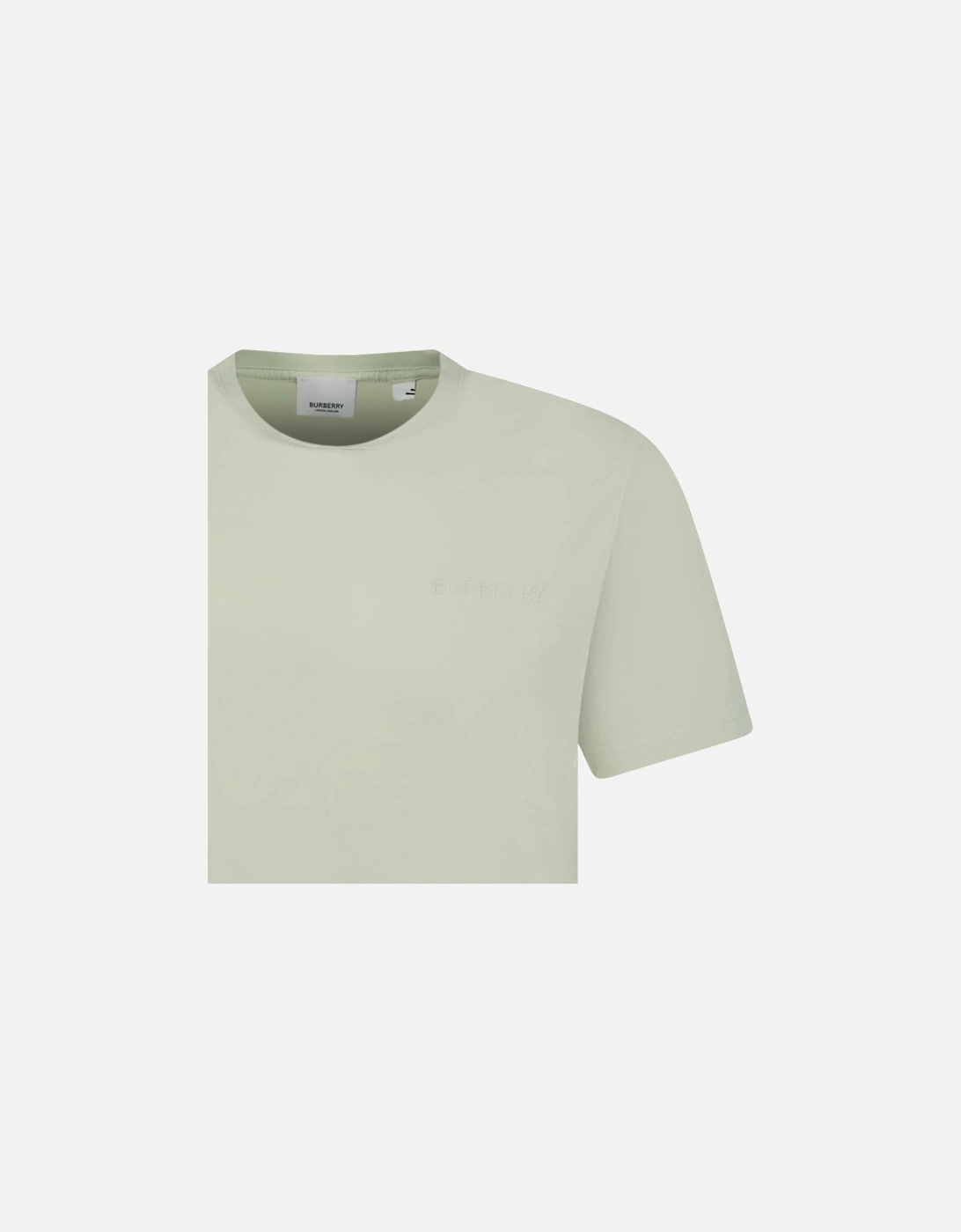'Jenson' Crew Neck Logo T-Shirt Light Green