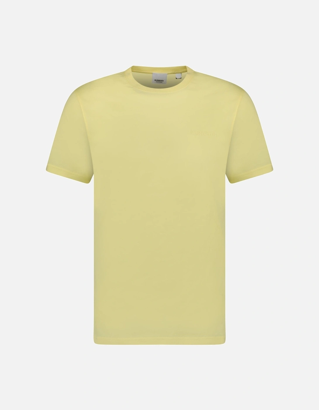 'Jenson' Crew Neck Logo T-Shirt Yellow, 3 of 2