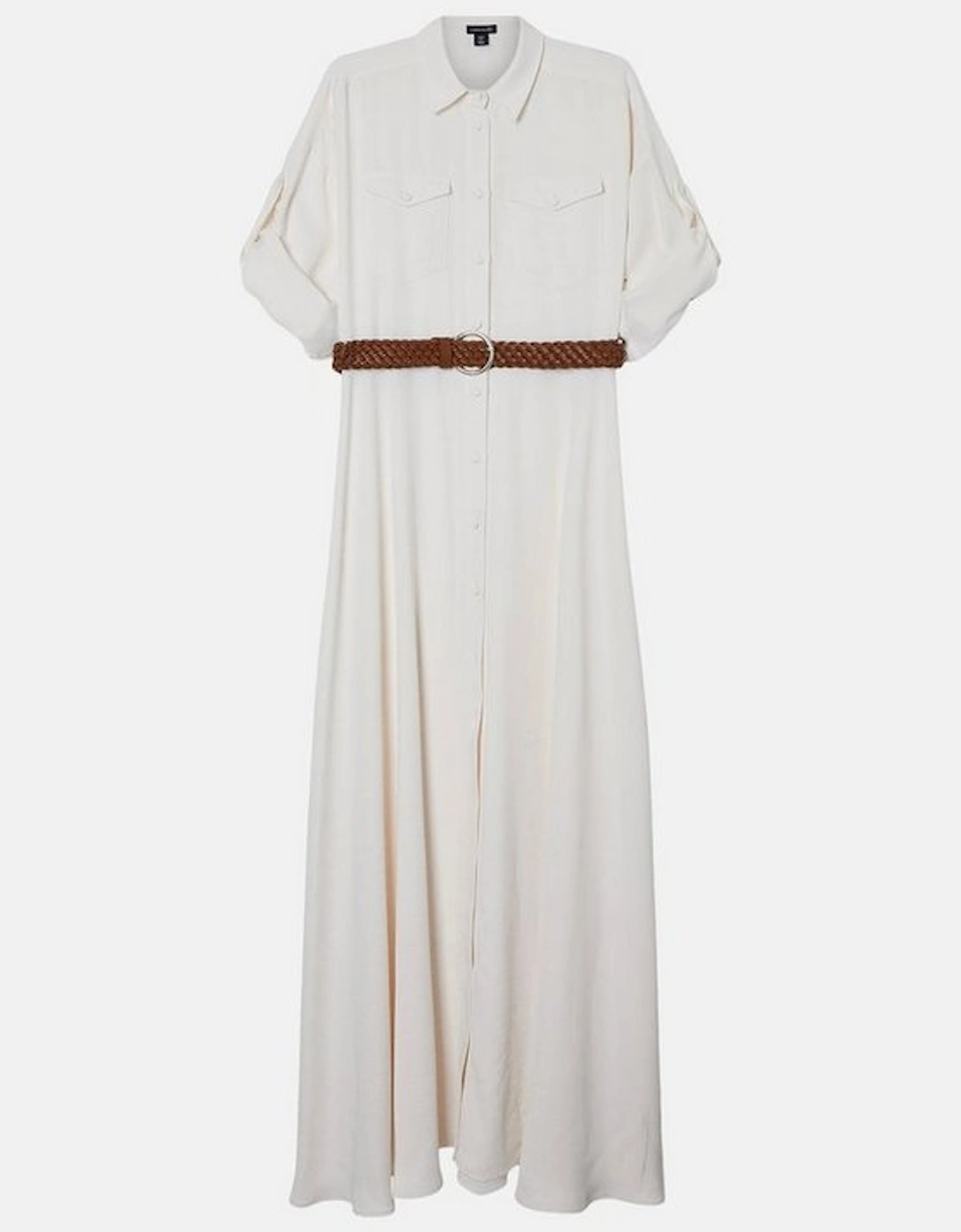 Lydia Millen Belted Maxi Shirt Dress