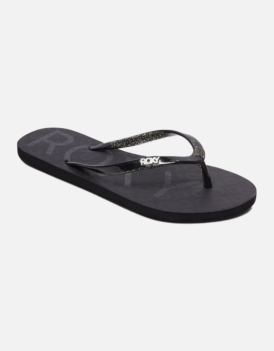 Womens Viva Sparkle Flip Flops, 2 of 1