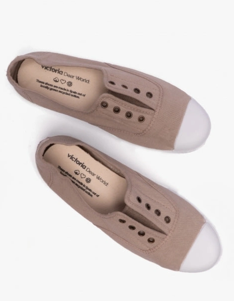 1915 INGLESA DREC Womens Canvas Pumps Beige