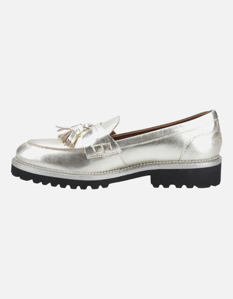Ginny Loafer Womens Slip On Shoes in Gold