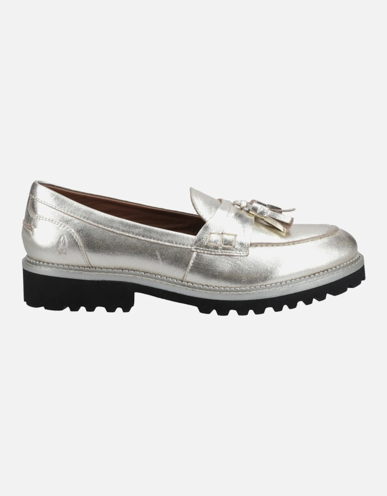 Ginny Loafer Womens Slip On Shoes in Gold