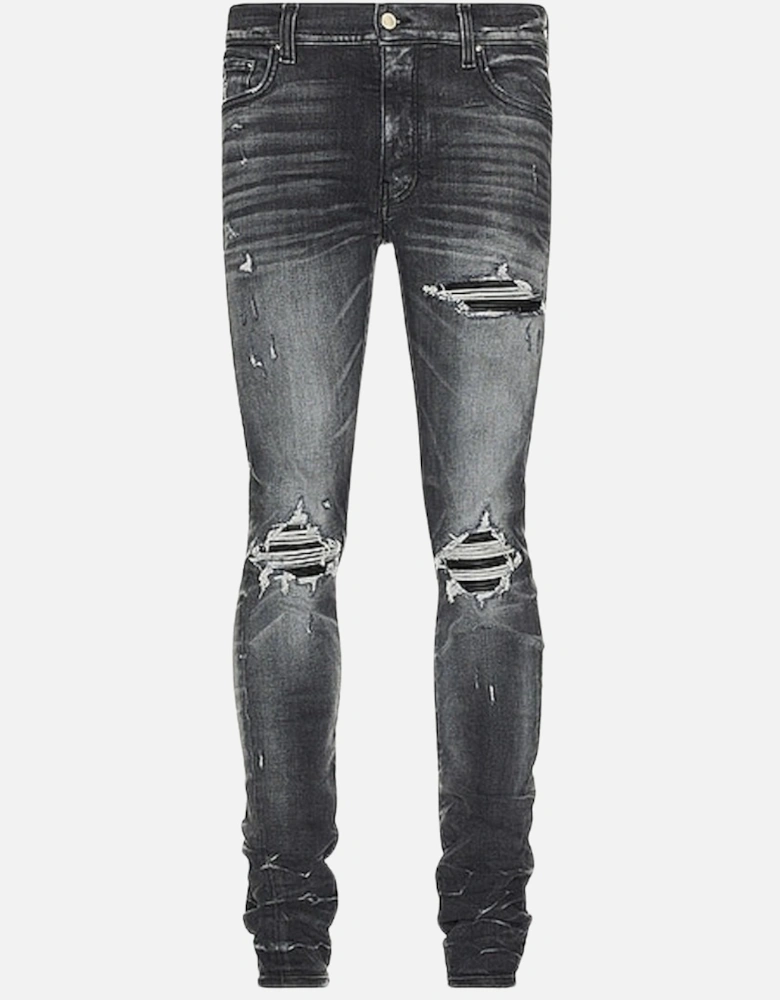 MX1 Leather Storm Grey Jeans