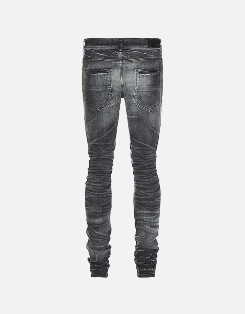 MX1 Leather Storm Grey Jeans