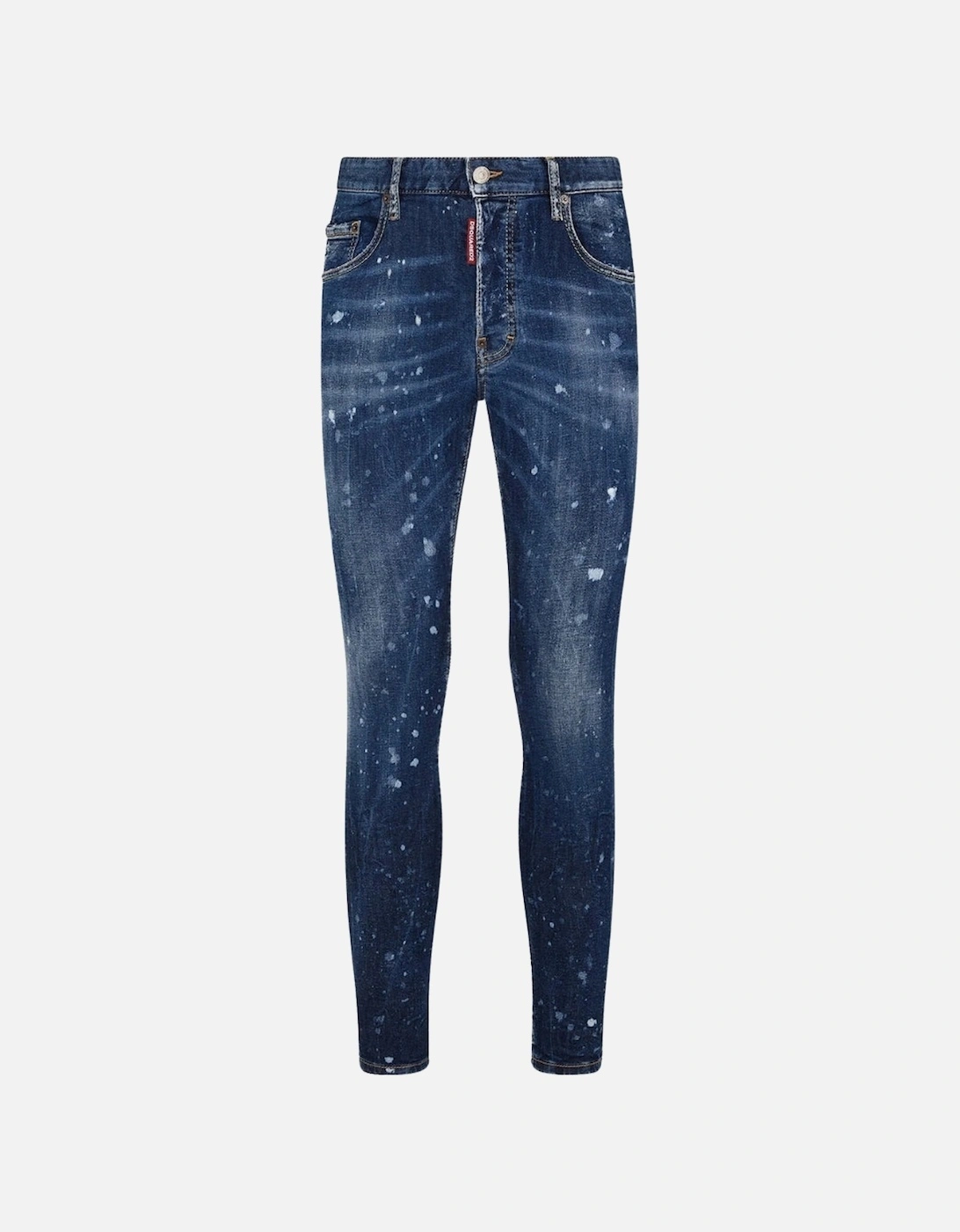 Super Twinky Jean Splatter Design Blue Jeans, 5 of 4