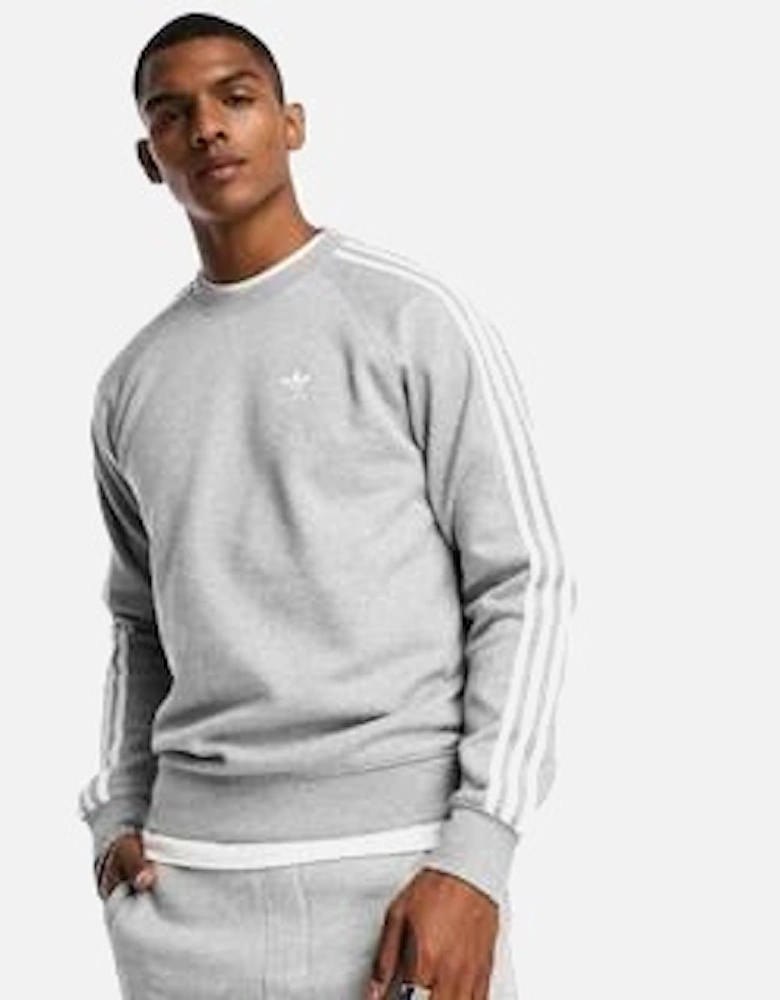 Originals Grey Adicolor Classics 3-Stripes Sweatshirt
