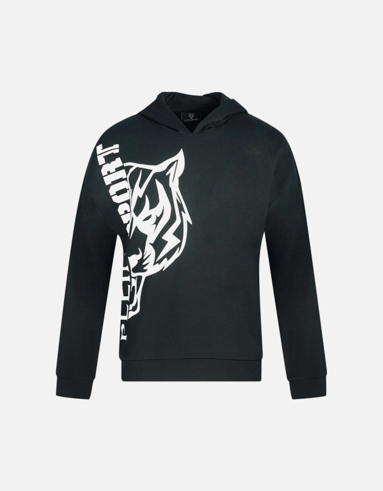 Plein Sport Side Logo Black Hoodie