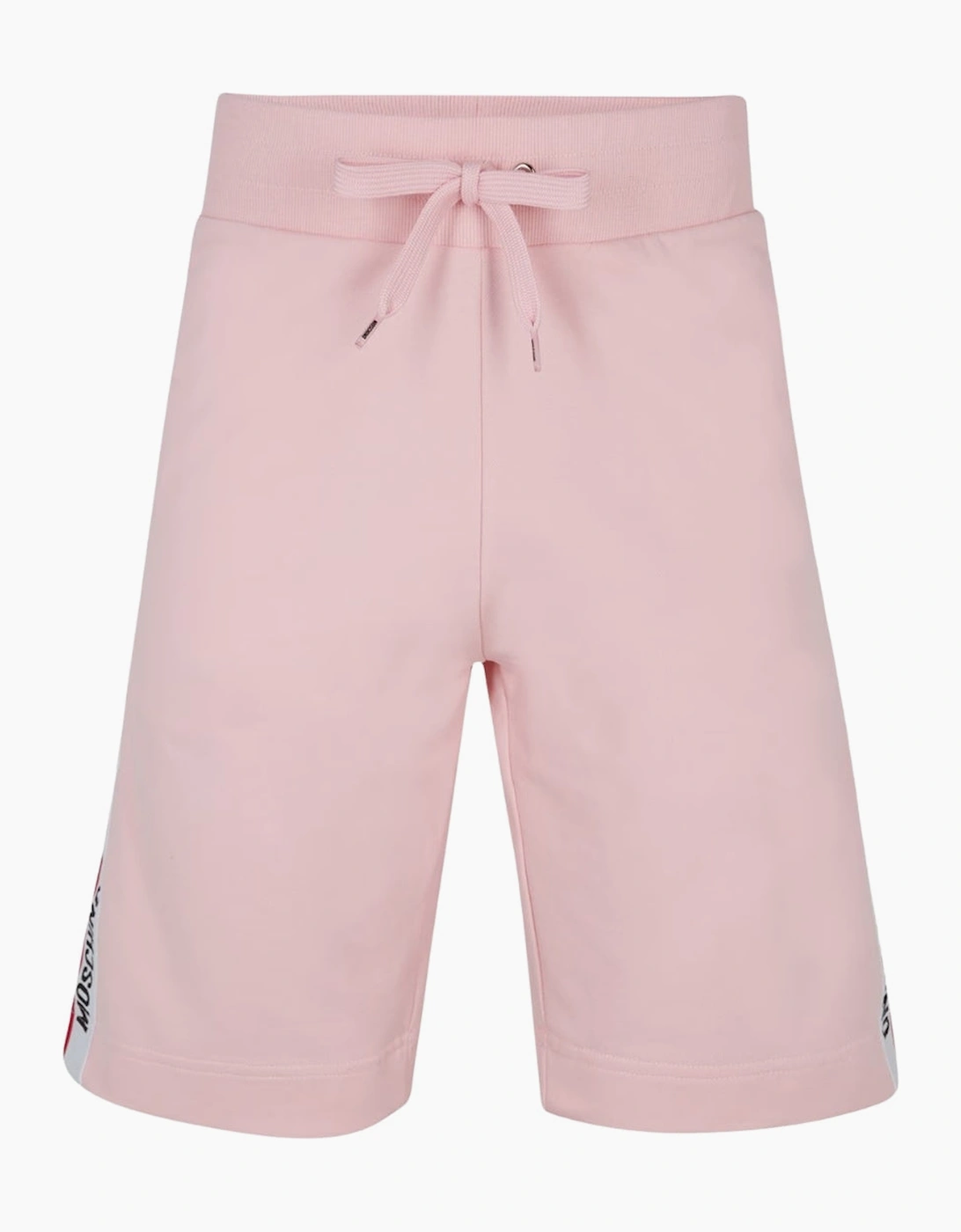 Moschino Men's Pink Branded Tape Legs Shorts - Size: 33/32/32