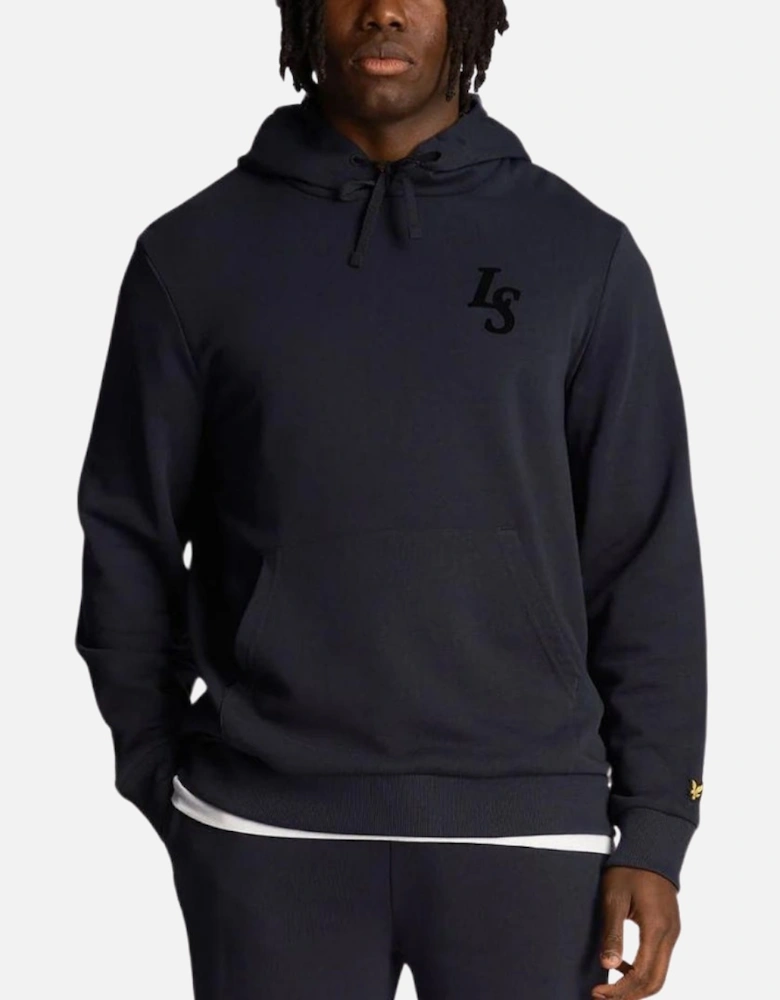 Lyle & Scott Club Emblem Dark Navy Hoodie